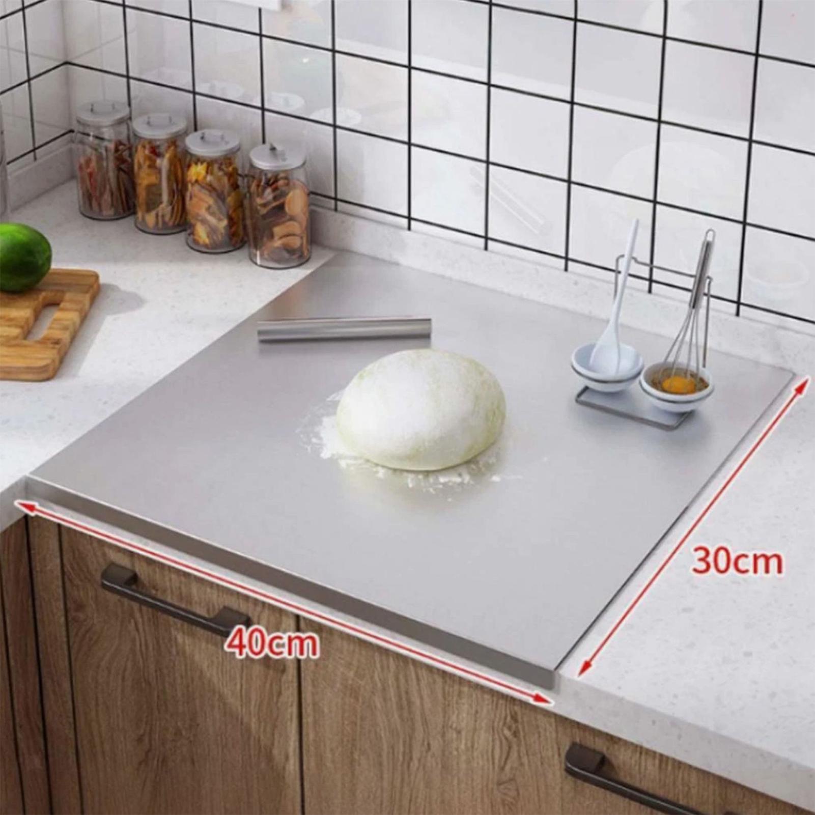 Kitchen Baking Area - Stainless Steel Cutting Board Nonstick Double-Sided