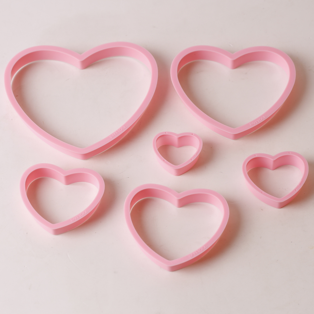 1set/3sets Pink Heart Star Flo - Kitchen Baking Utensil recension och pris