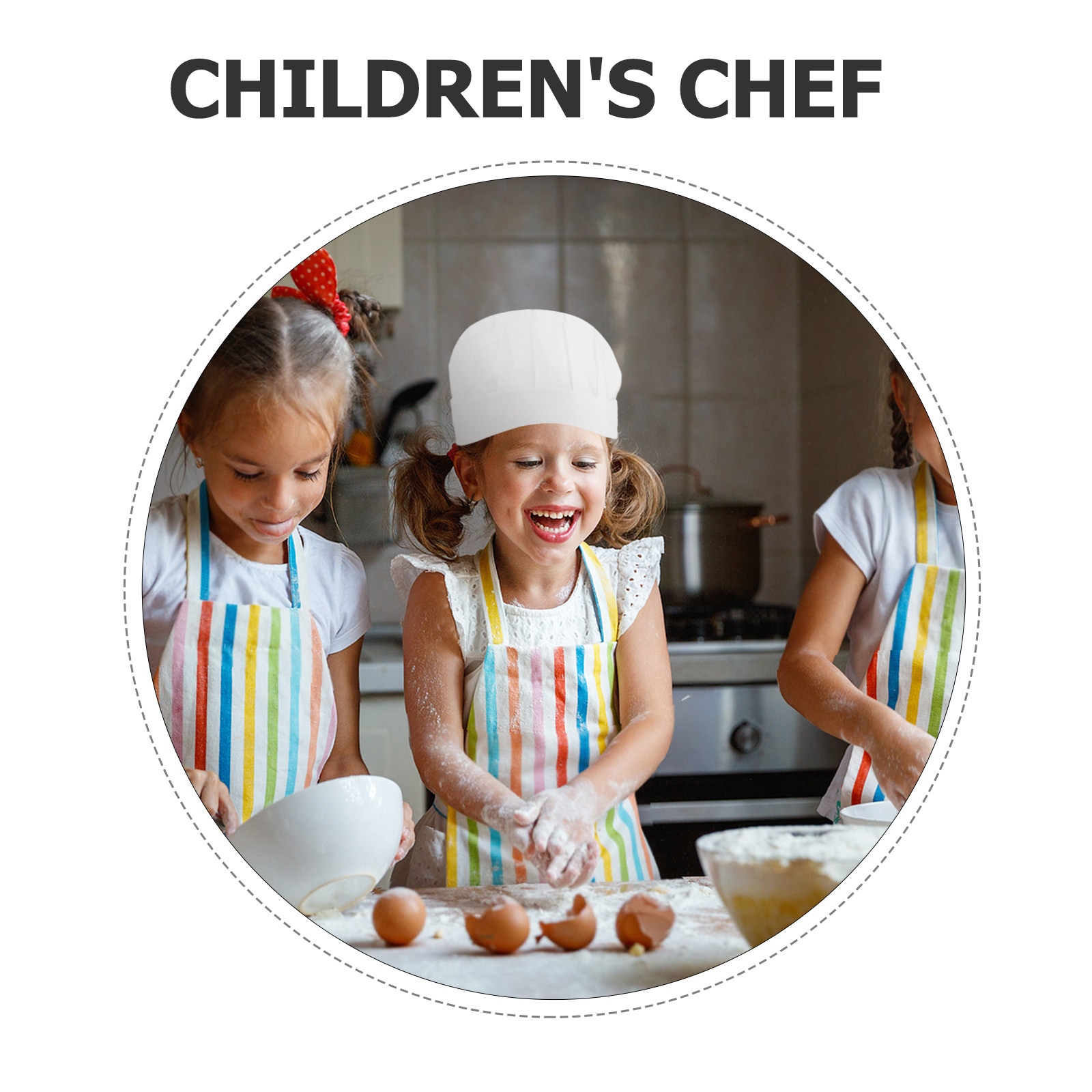 15Pcs Disposable Kids Chef Hat - Kitchen Baking Area recension och pris