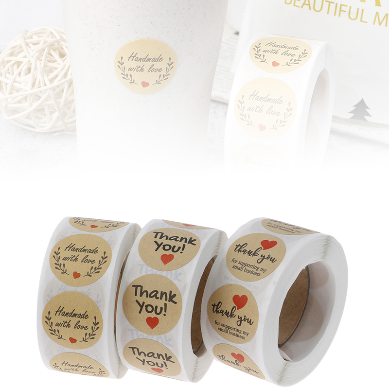 500pcs Thank You Stickers Seal - Kitchen.Baking Labels recension och pris