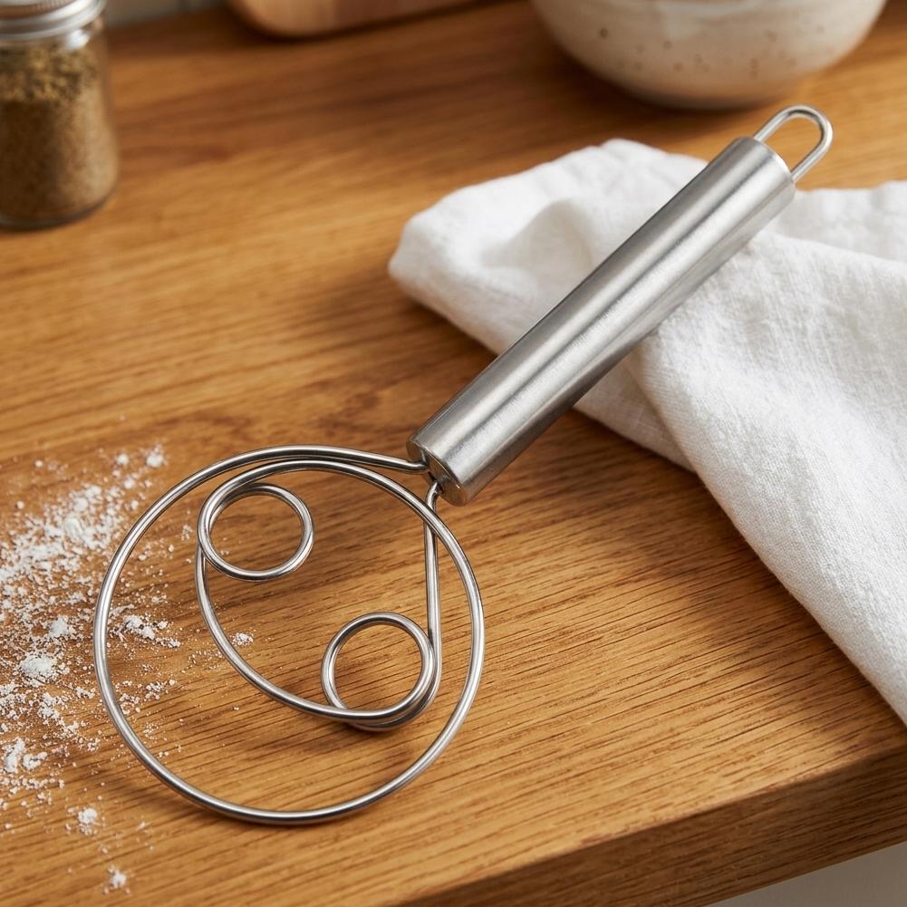 Dough Whisk Bread Mixer Stainl - Kitchen Baking Blender recension och pris