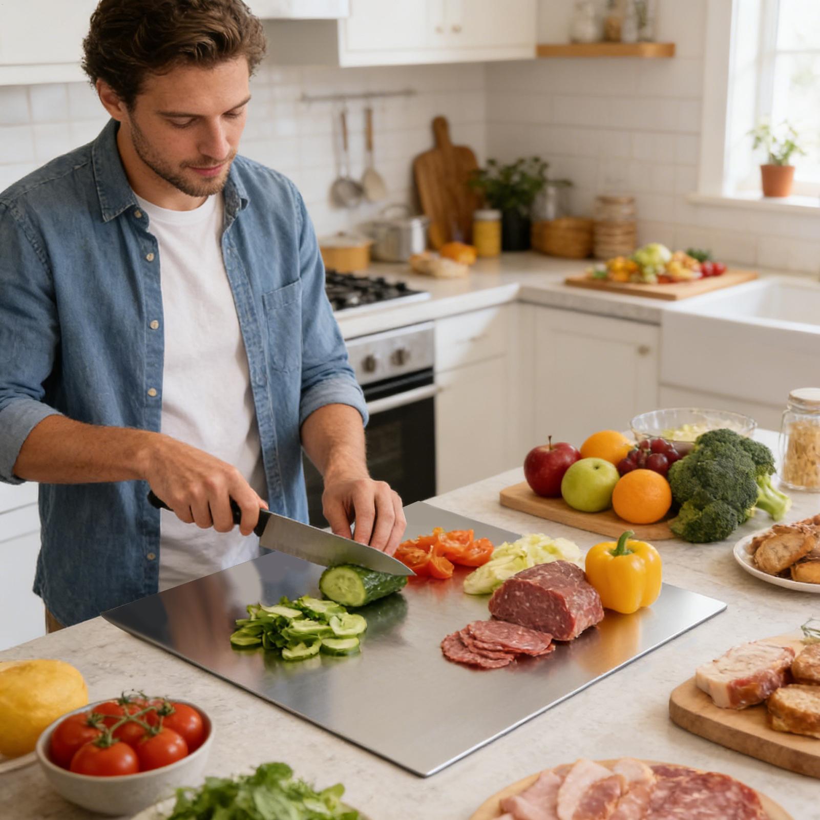 Stainless Steel Cutting Board  - Kitchen Baking Area recension och pris