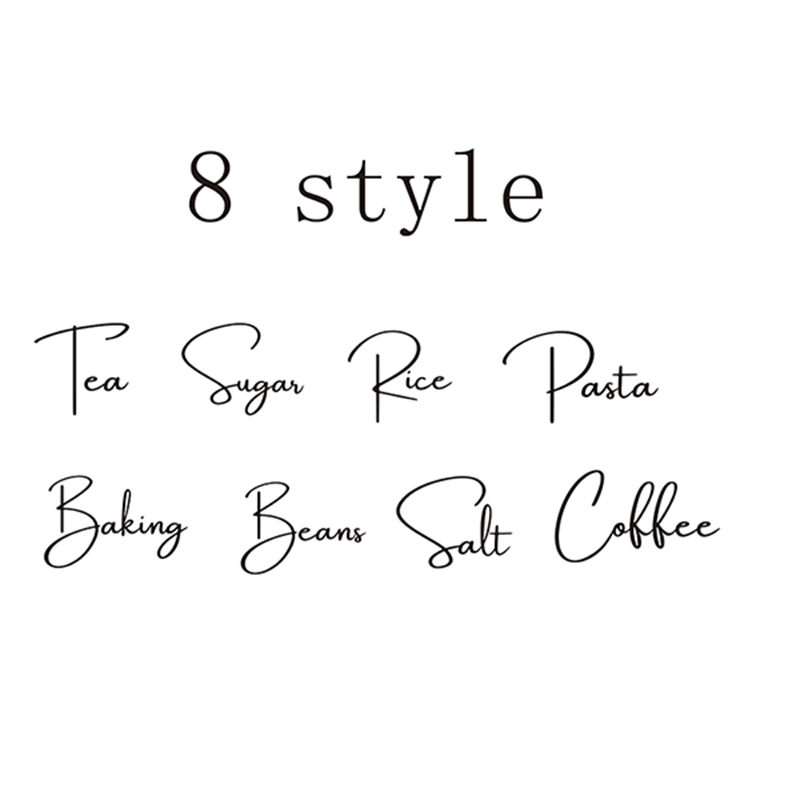 8Pcs Kitchen Organization Cani - Kitchen.Baking Labels recension och pris
