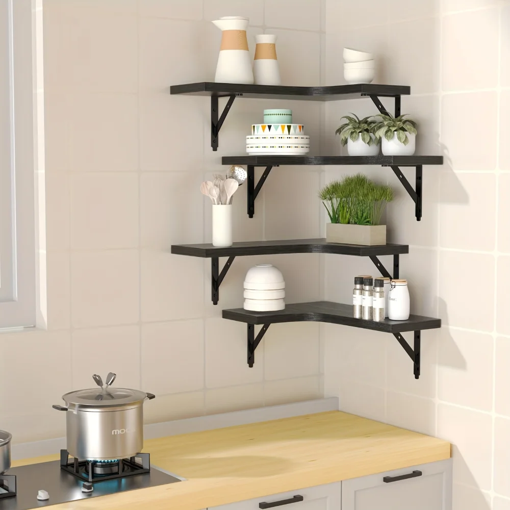 Natural Wood Grain Floating Sh - Kitchen Uncle recension och pris