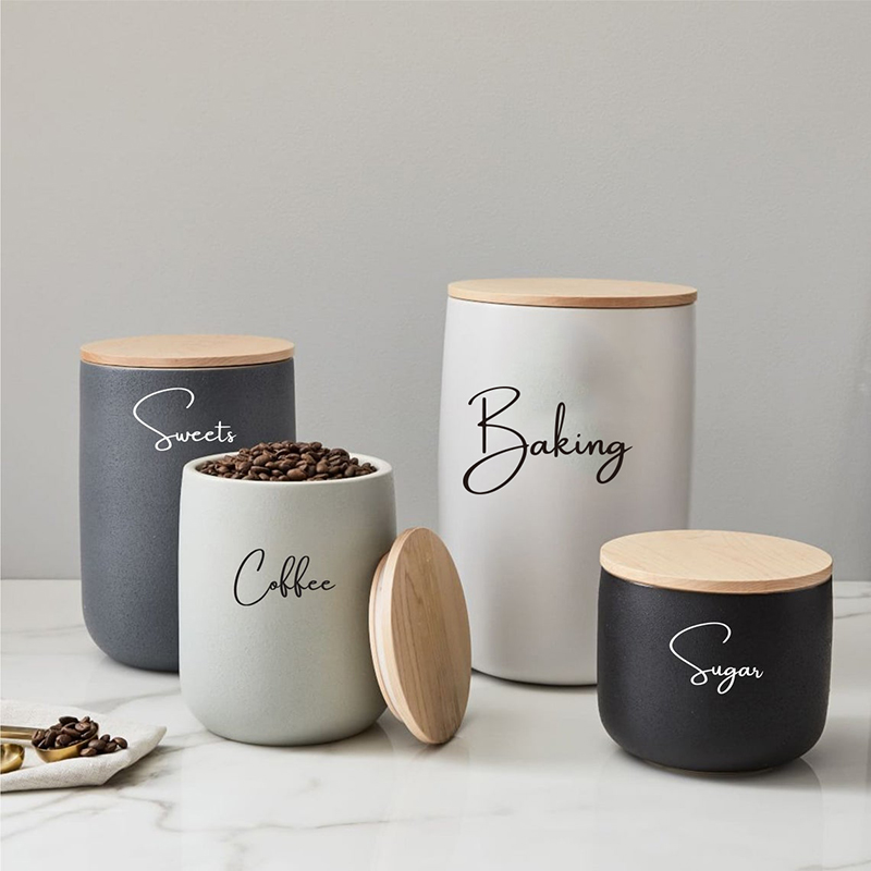 No Jars 8Pcs Kitchen Organizat - Kitchen.Baking Labels recension och pris
