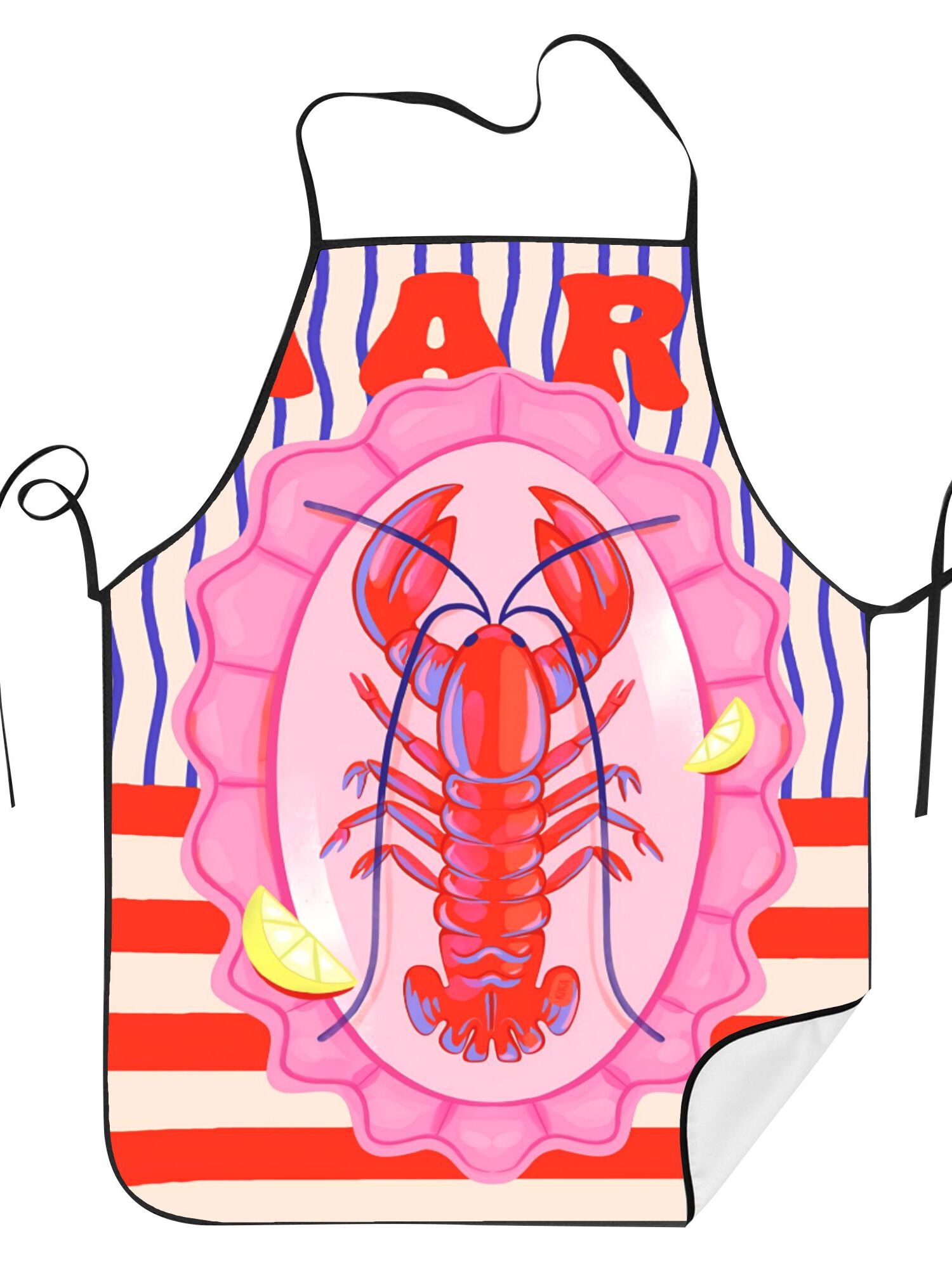 Retro Lobster Print Kitchen Ap - Kitchen.Baking Labels recension och pris