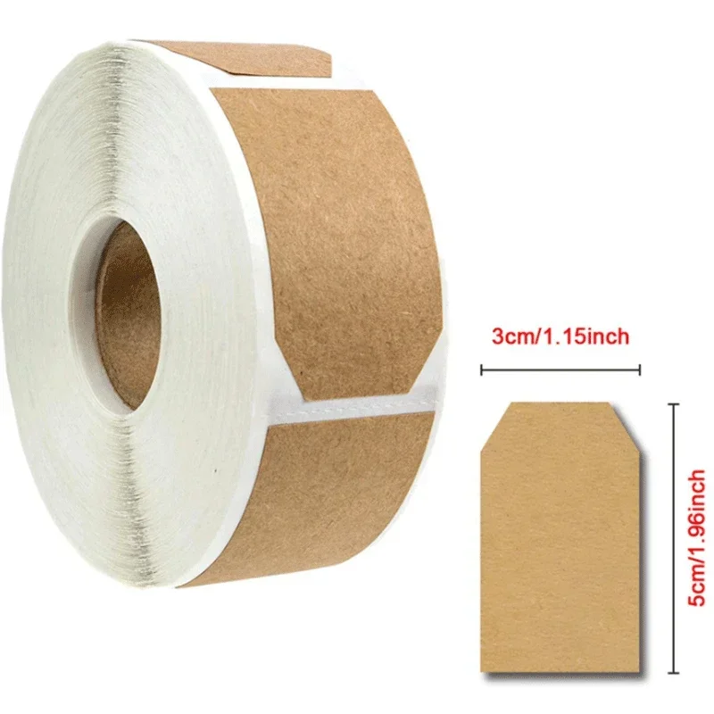 300Pcs Kraft Sticker Handwritt - Kitchen.Baking Labels recension och pris