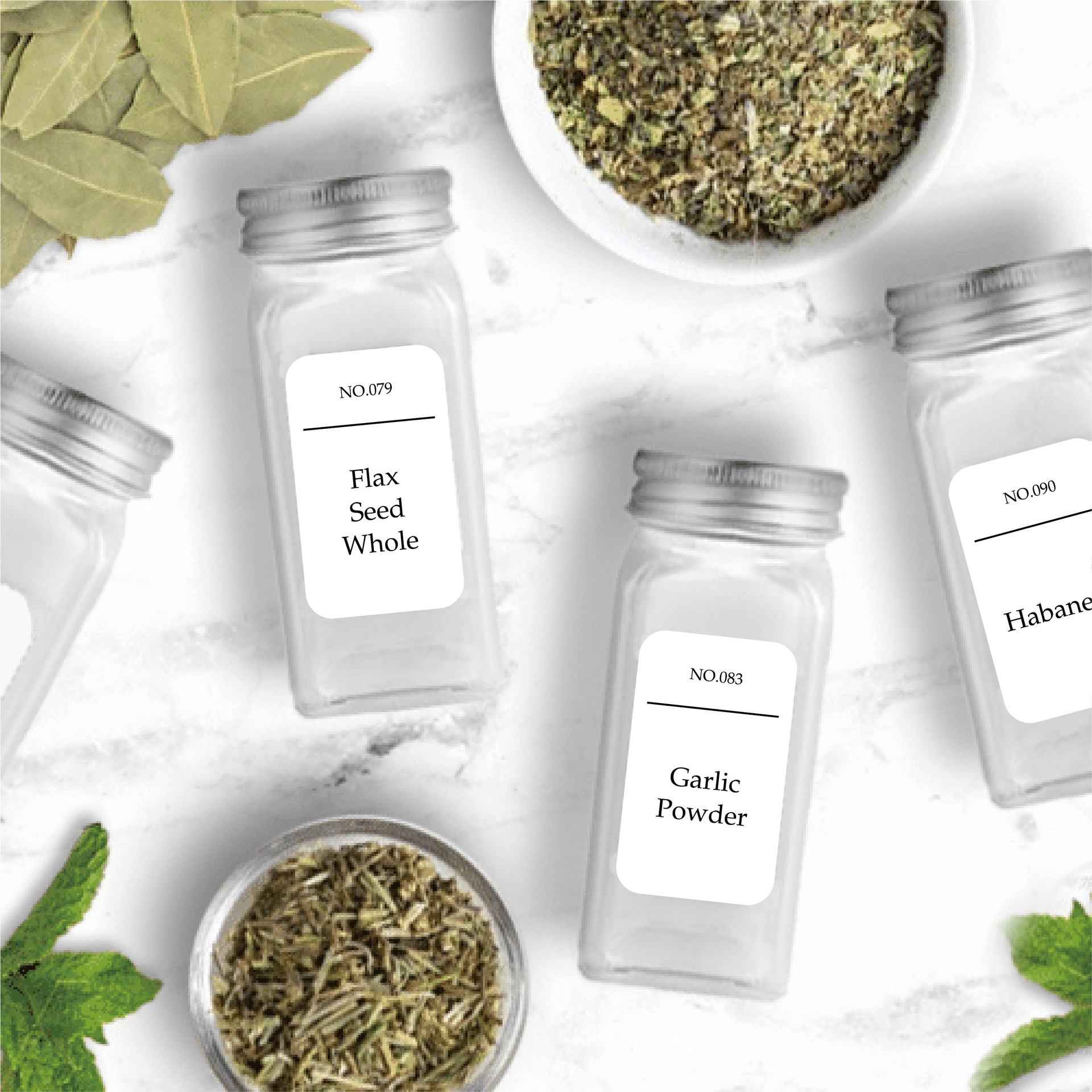 216pcs Kitchen Spice Jar Label - Kitchen.Baking Labels recension och pris