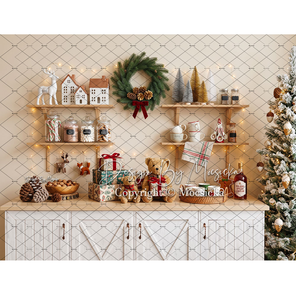 Mocsicka Christmas Gingerbread - Kitchen Baking Background recension och pris