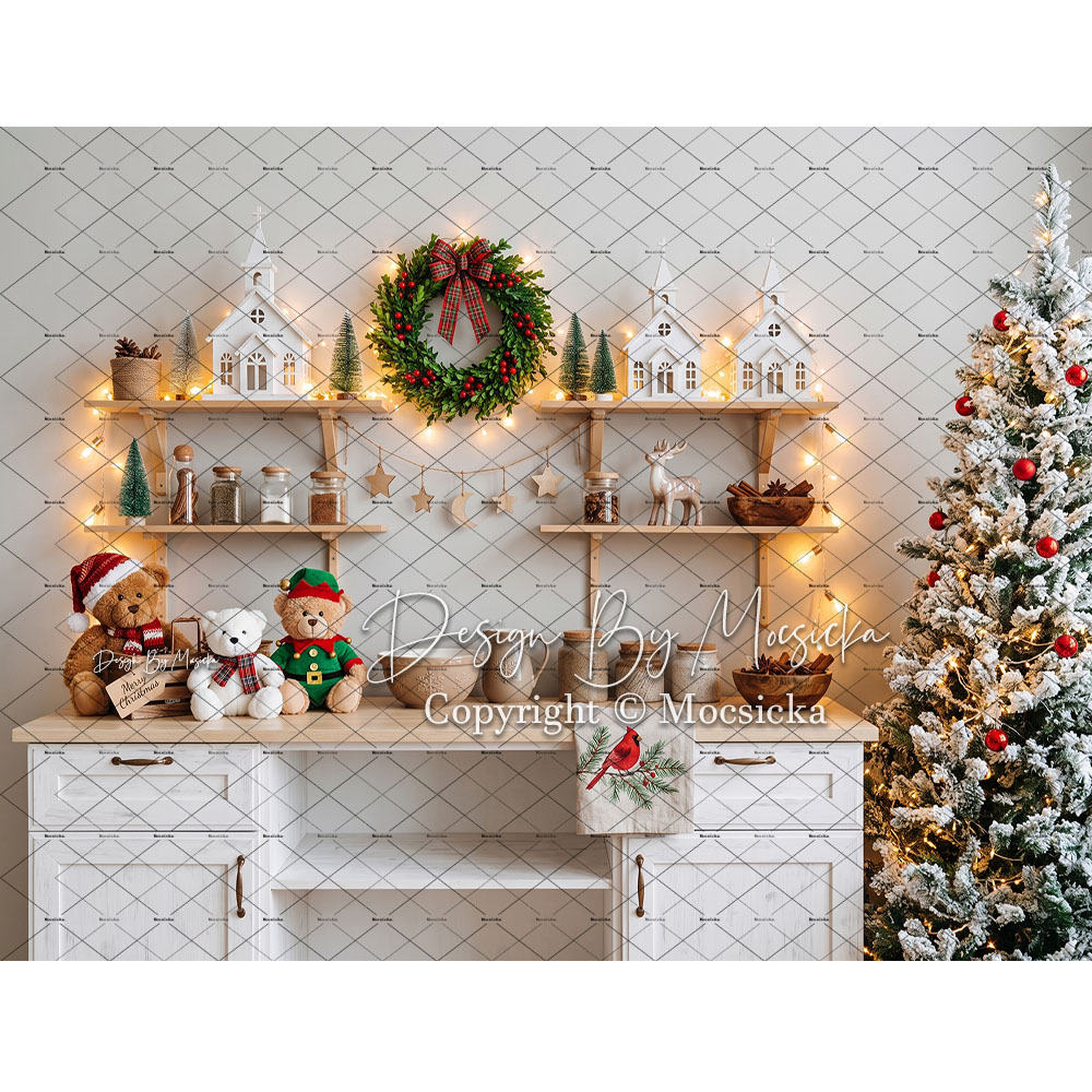 Mocsicka Christmas Gingerbread - Kitchen Baking Background recension och pris