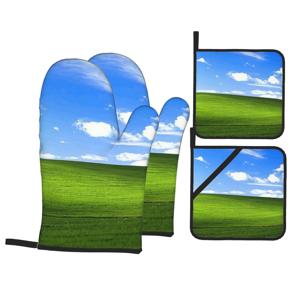 Windows XP Background Oven Mit - Kitchen Baking Background recension och pris