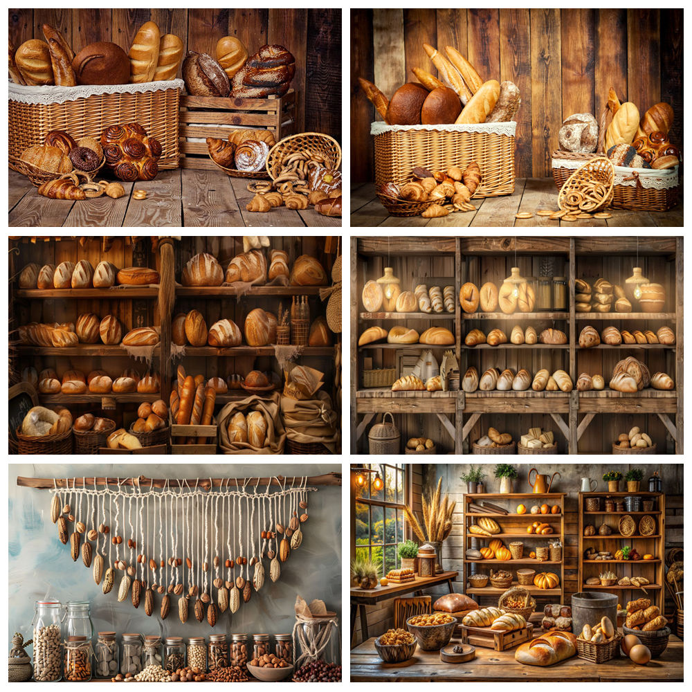 Cooking Bread Backdrop for Pho - Kitchen Baking Background recension och pris
