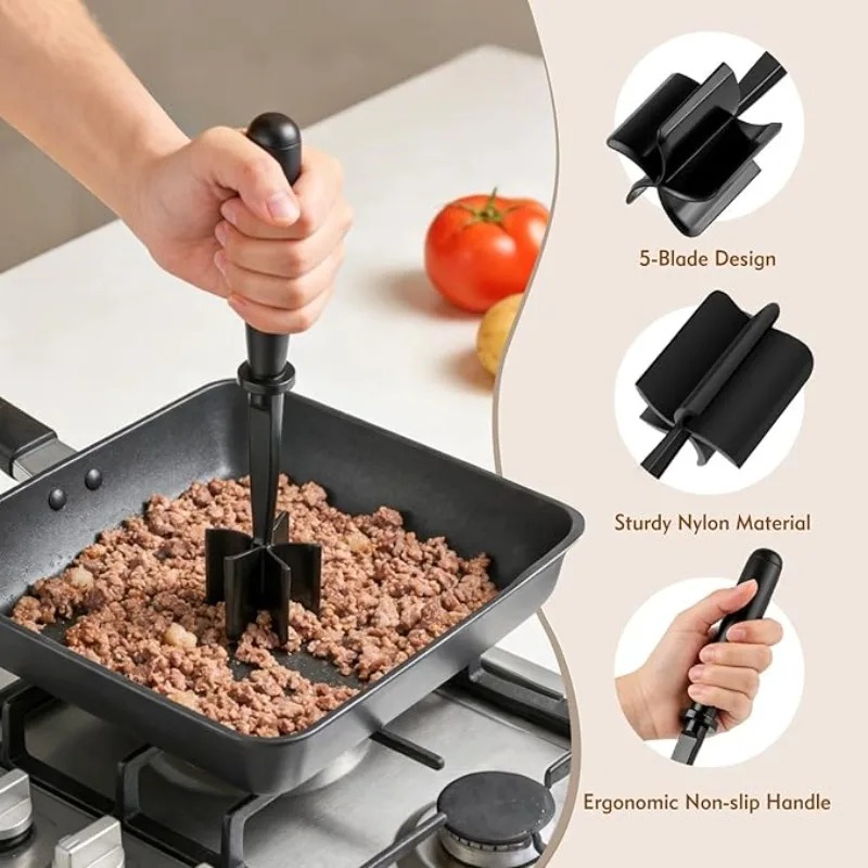 1pc Meat Chopper Handheld Meat - Kitchen Baking Blender recension och pris