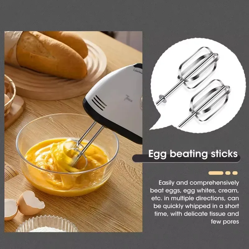220V Handheld Electric Egg Bea - Kitchen Baking Blender recension och pris