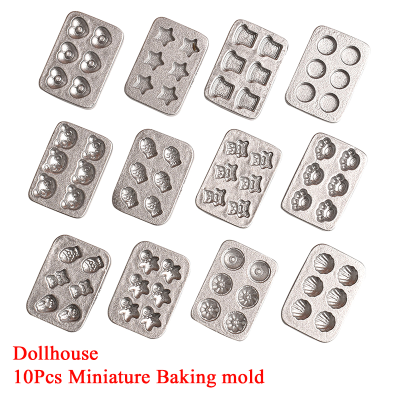 10pcs Doll House Miniature Min - Kitchen Baking Area recension och pris