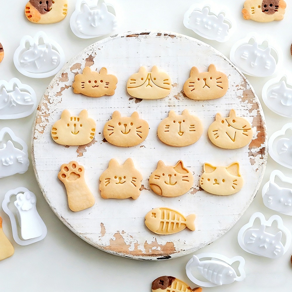 Cute Kitten DIY Stamp Cookie C - Kitchen Baking Utensil recension och pris