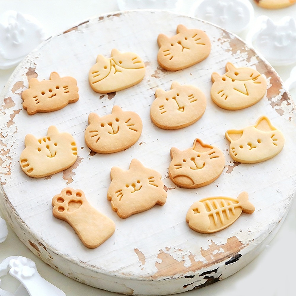 Cute Kitten DIY Stamp Cookie C - Kitchen Baking Utensil recension och pris