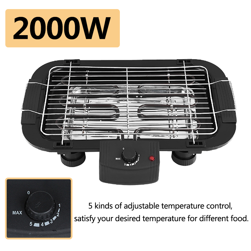 Household Smokeless Grill 2000 - Kitchen Baking Equipment recension och pris