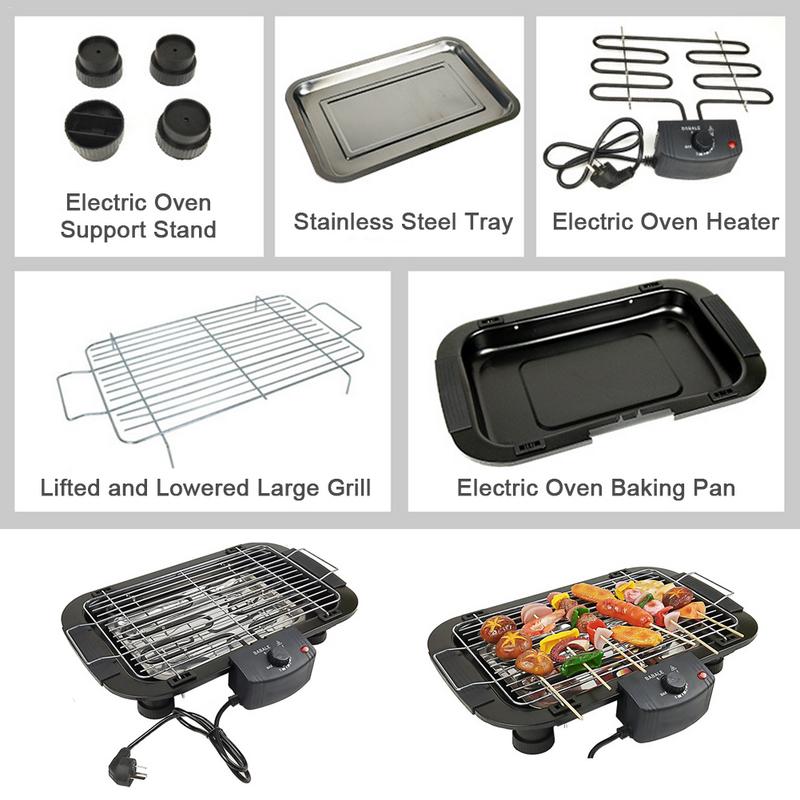 Household Smokeless Grill 2000 - Kitchen Baking Equipment recension och pris