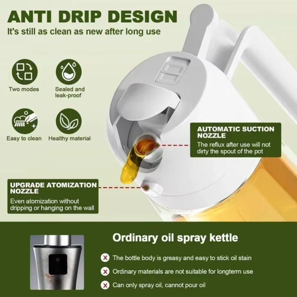 2in1 470ml Plastic Spray Oil S - Kitchen Baking Area recension och pris