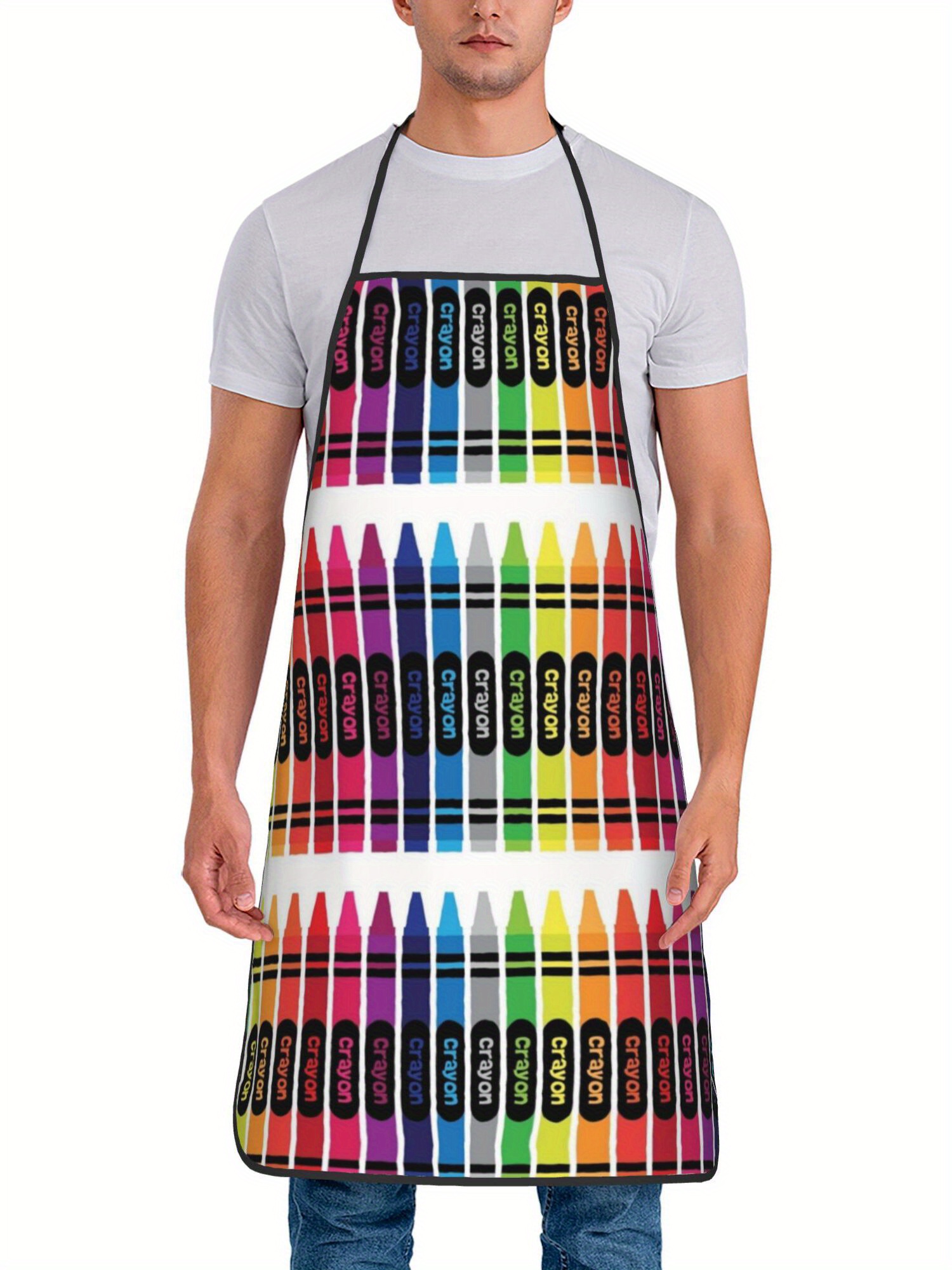 White Background Rainbow Crayo - Kitchen Baking Background recension och pris
